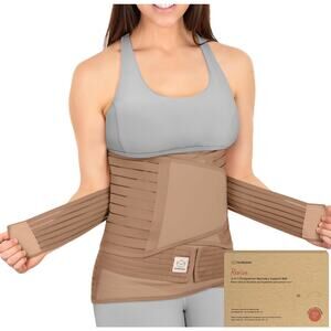 Postpartum 3 in 1 Belly Support/ Belly Band Belly binder Size M/L